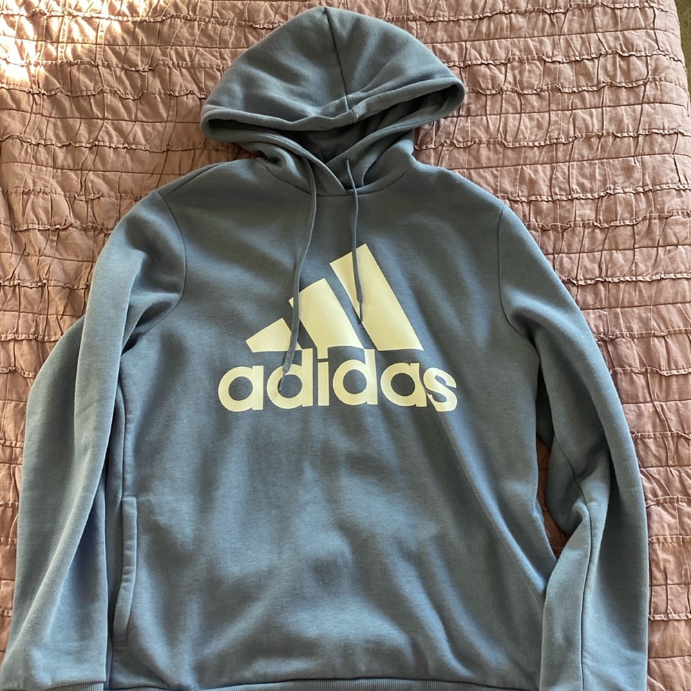 Adidas Periwinkle Hooded Sweatshirt
